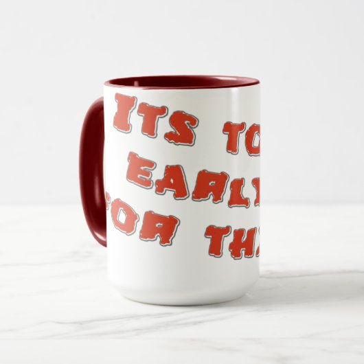 Just woke up, need coffee mug マグカップ (正面左)