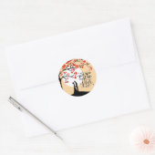 Just You and Me Forever クラシック Roundステッカー ラウンドシール (封筒)