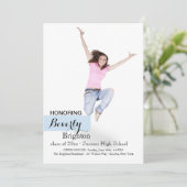 Just Yourスタイル写真の卒業招待状 招待状 (スタンド正面)