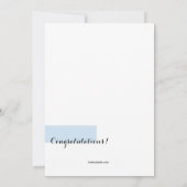 Just Yourスタイル写真の卒業招待状 招待状 (裏面)