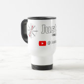 Justa Jer Logo Cup トラベルマグ (正面左)