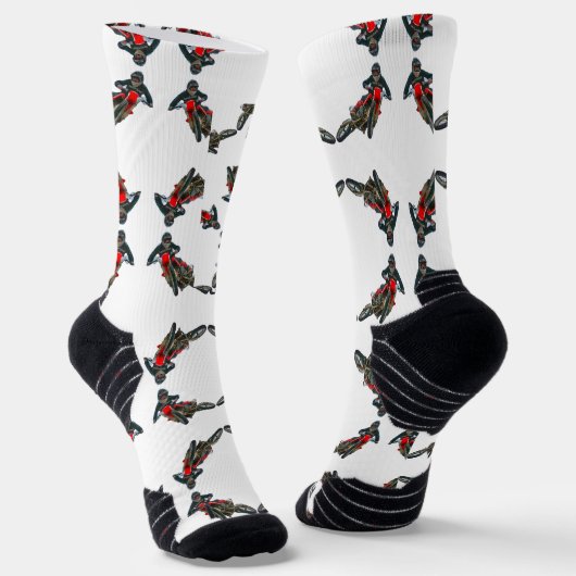 JustBitchen.comからダートバイクサークル ソックス (傾斜あり)