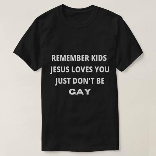 JustDoゲイ(_T) Tシャツ (デザイン正面)