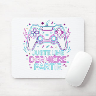 Juste Une Dernière Partie Gamer Mouse Pad - Retro マウスパッド