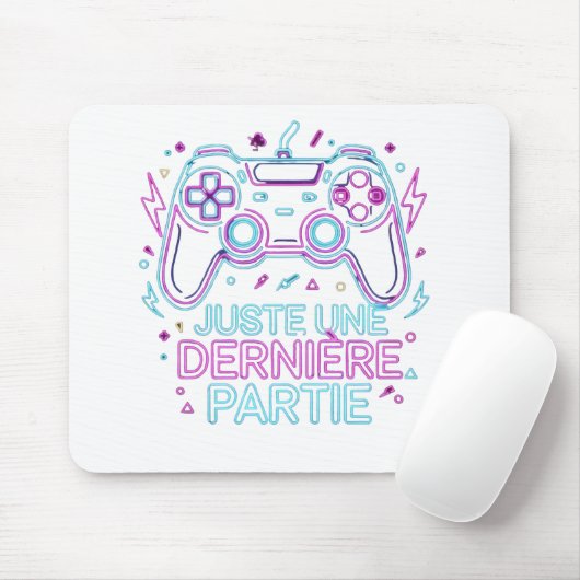 Juste Une Dernière Partie Gamer Mouse Pad - Retro マウスパッド (マウス)