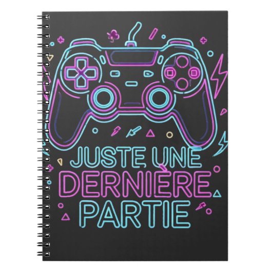 Juste Une Dernière Partie Gamer Notebook - Retro ノートブック (正面)
