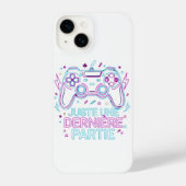 Juste Une Dernière Partie Gamer Phone Case - Retro iPhoneケース (裏面)