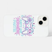 Juste Une Dernière Partie Gamer Phone Case - Retro iPhoneケース (裏面横)