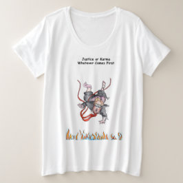 JusticeまたはKarma Tシャツ