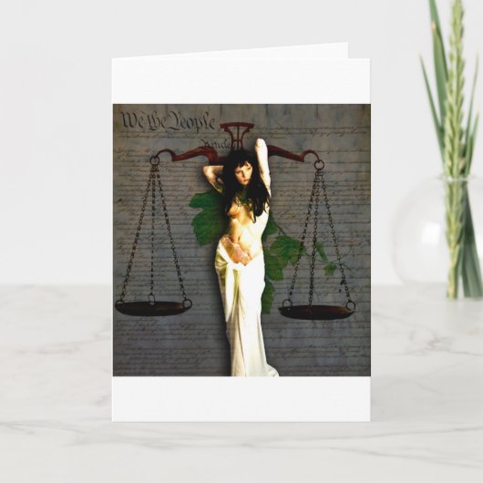 Justice女性 カード (正面)