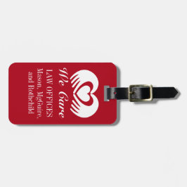 Justice はかりで測 Lagage Tagの逆文字付き ラゲッジタグ