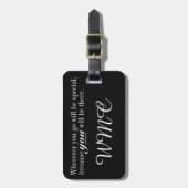 Justice はかりで測 Lagage Tagの逆文字付き ラゲッジタグ (正面縦)