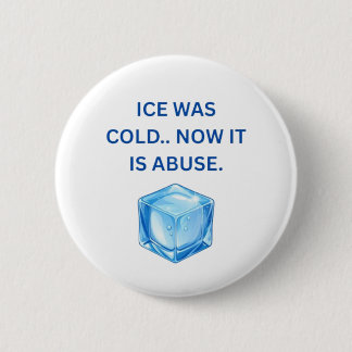 Justice & Accountability Button — ICE Human Rights 缶バッジ