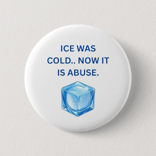 Justice & Accountability Button — ICE Human Rights 缶バッジ (正面)