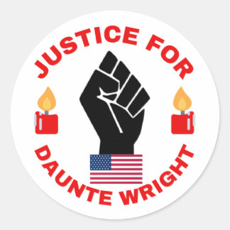 Justice for Daunte Wrightコレクション1 ラウンドシール