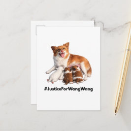 Justice for Wang Wang ポストカード