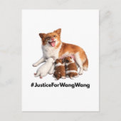 Justice for Wang Wang ポストカード (正面)