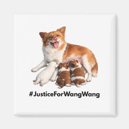 Justice for Wang Wang マグネット