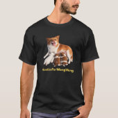 Justice for Wang Wang Tシャツ (正面)