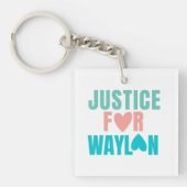 Justice For Waylon Keychain キーホルダー (正面)