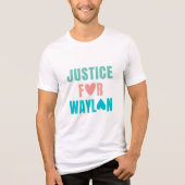 Justice For Waylon Men's T-shirt トライブレンドＴシャツ (正面)
