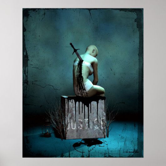 Justice Gothic Art Posterの場所 ポスター (正面)
