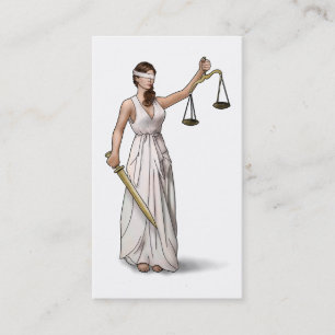 Justice Illustration女性 名刺