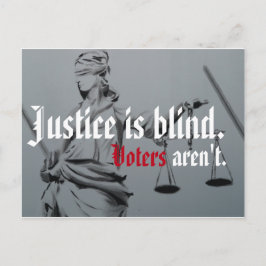 Justice is Blindはがき ポストカード