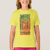 Justice League | Blue & Red Group Pop Art Tシャツ (正面)
