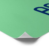 Justice League | Brush & Halftone Aquaman Symbol ポスター (角)