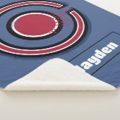 Justice League | Brush & Halftone Cyborg Symbol シェルパブランケット (3/4)