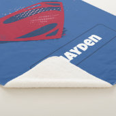 Justice League | Brush & Halftone Superman Symbol シェルパブランケット (3/4)