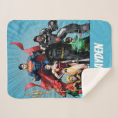 Justice League - Group 2 シェルパブランケット (正面(横))