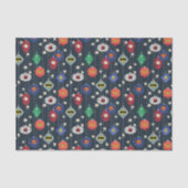 Justice League Holiday Bauble Pattern 薄葉紙 (正面)