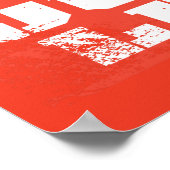 Justice League Logo and Character Silhouettes ポスター (角)