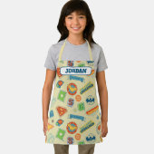 Justice League Super Hero Badge Pattern エプロン (インサイチュ)