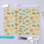 Justice League Super Hero Badge Pattern 薄葉紙 (クラフト)