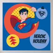 Justice League Superman Holiday Bauble ポスター (正面)