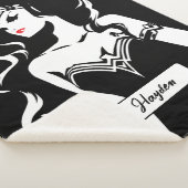Justice League | Wonder Woman Noir Pop Art シェルパブランケット (3/4)
