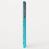 JUSTICE LEGAL OFFICE、弁護士モノグラム ブルー Case-Mate iPhoneケース (裏面/左)