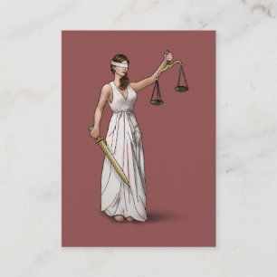 Justice - Marsala女性 名刺