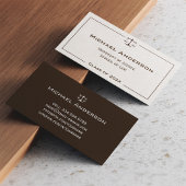 Justice of Scale Lawロゴリネンエレガントルック コーリングカード