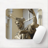 Justice Statue、Virginia City、ネバダ女性 マウスパッド (マウス)