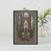 Justice Tarot Art Flat Thank You Card サンキューカード (スタンド正面)