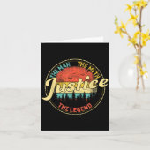 Justice The Man The Myth The Legend D Name  カード (黄色い花)