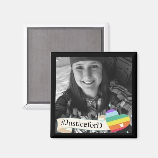 #JusticeForD磁石 マグネット (正面/裏面)