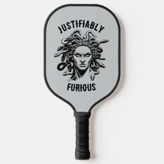 Justifiably Furious feat. メデューサ ピックルボールラケット (正面)