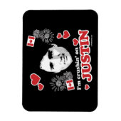 Justin -.pngに興味がある マグネット (縦)