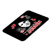 Justin -.pngに興味がある マグネット (左側)