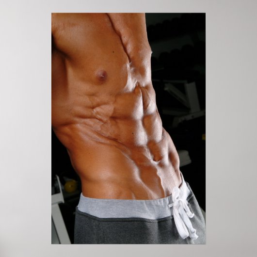 Justin Wolteringポスター#17 - Abs ポスター (正面)